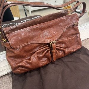 Kooba brown leather shoulder bag. Never been used!